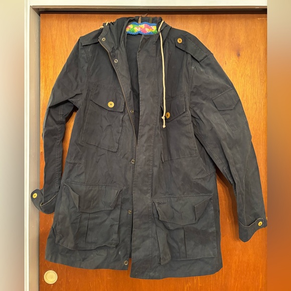 Barbour Cowen Commando Men's Utility Jacket XXL Black - Picture 1 of 10